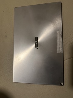 back of asus monitor